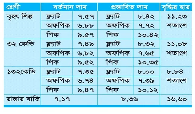 পল্লী বিদ্যুতের ২ কোটি গ্রাহকের ওপর আসছে দাম বৃদ্ধির খড়গ