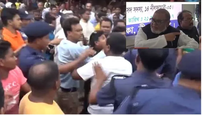 এমপিকে প্রকাশ্য সভায় ভুয়া মুক্তিযোদ্ধা বলে চ্যালেঞ্জ, মন্ত্রীর অনুষ্ঠান ত্যাগ!