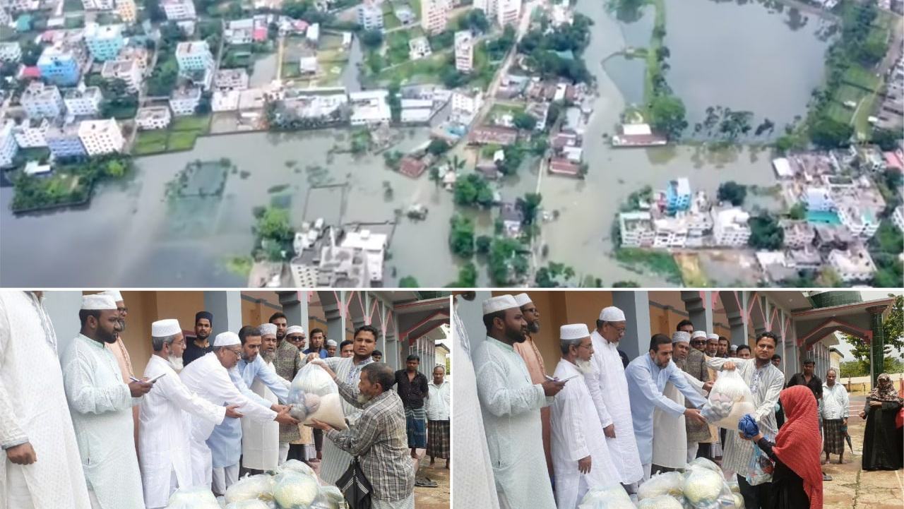 মহানগরসহ সারা সিলেট বন্যার পানিতে ভাসছে...