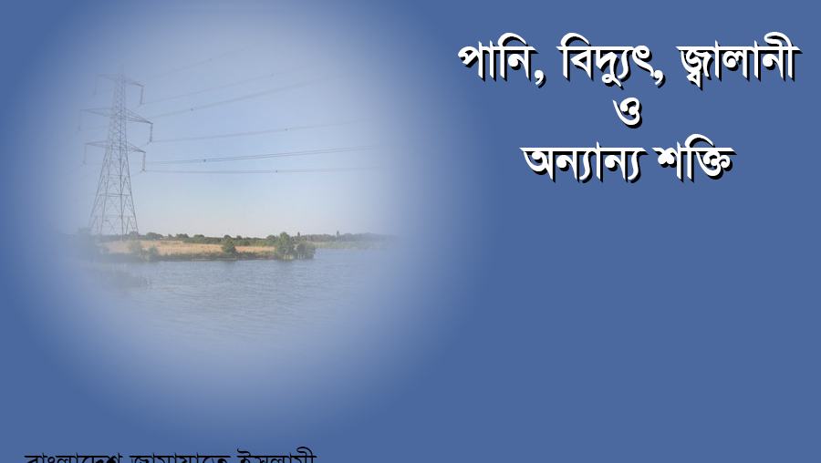 পানি, বিদ্যুৎ, জ্বালানী ও অন্যান্য শক্তি