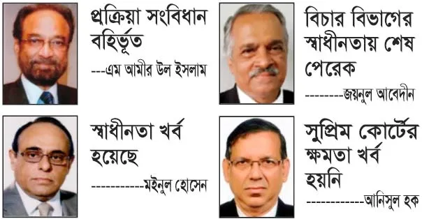 শৃঙ্খলা বিধিমালায় খর্ব হয়েছে বিচার বিভাগের স্বাধীনতা