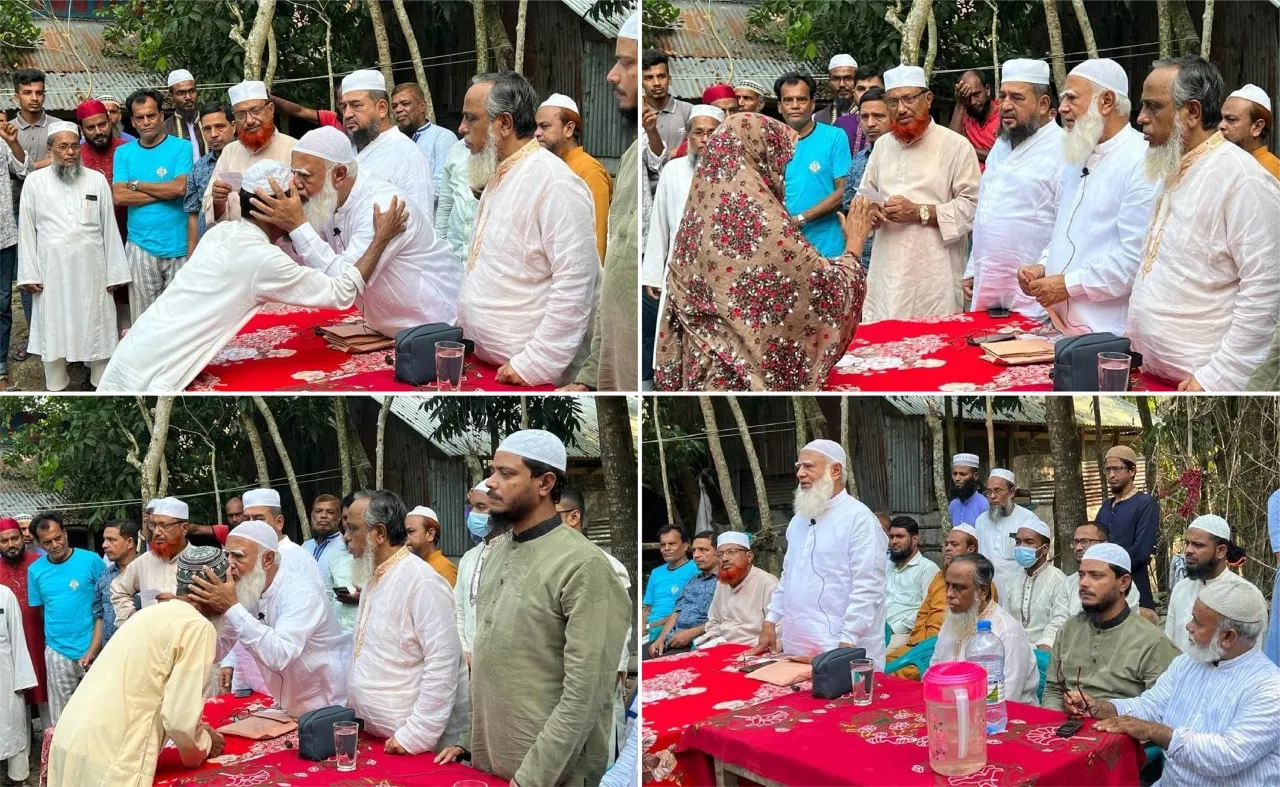 ঘূর্ণিঝড় সিত্রাং-এ পটুয়াখালী জেলার ৮জন নিহতের পরিবারের পাশে আমীরে জামায়াত