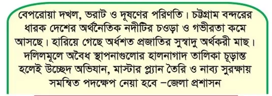 শোচনীয় দশায় কর্ণফুলী