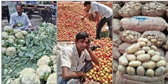 সবজির দামে বঞ্চিত কৃষক