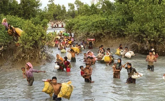 স্বপ্নহীন অন্ধকারে রোহিঙ্গা জীবন