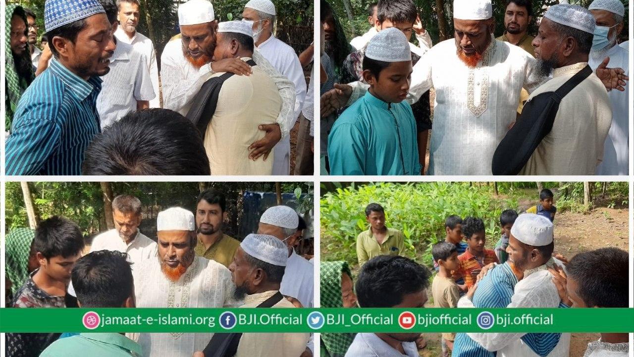 ময়মনসিংহে সড়ক দুর্ঘটনায় নিহত ও আহতদের স্বজনদের পাশে অধ্যাপক মিয়া গোলাম পরওয়ার