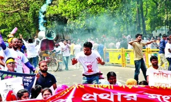 পুলিশি বাধায় পণ্ড কোটা সংস্কার আন্দোলন : আটক ৫০