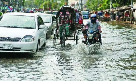 যানজট-জলজটে চরম ভোগান্তি