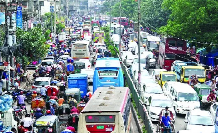 কেমন যানজট
