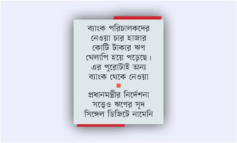 নিজেদের মধ্যে ঋণ ভাগাভাগি ব্যাংক পরিচালকদের