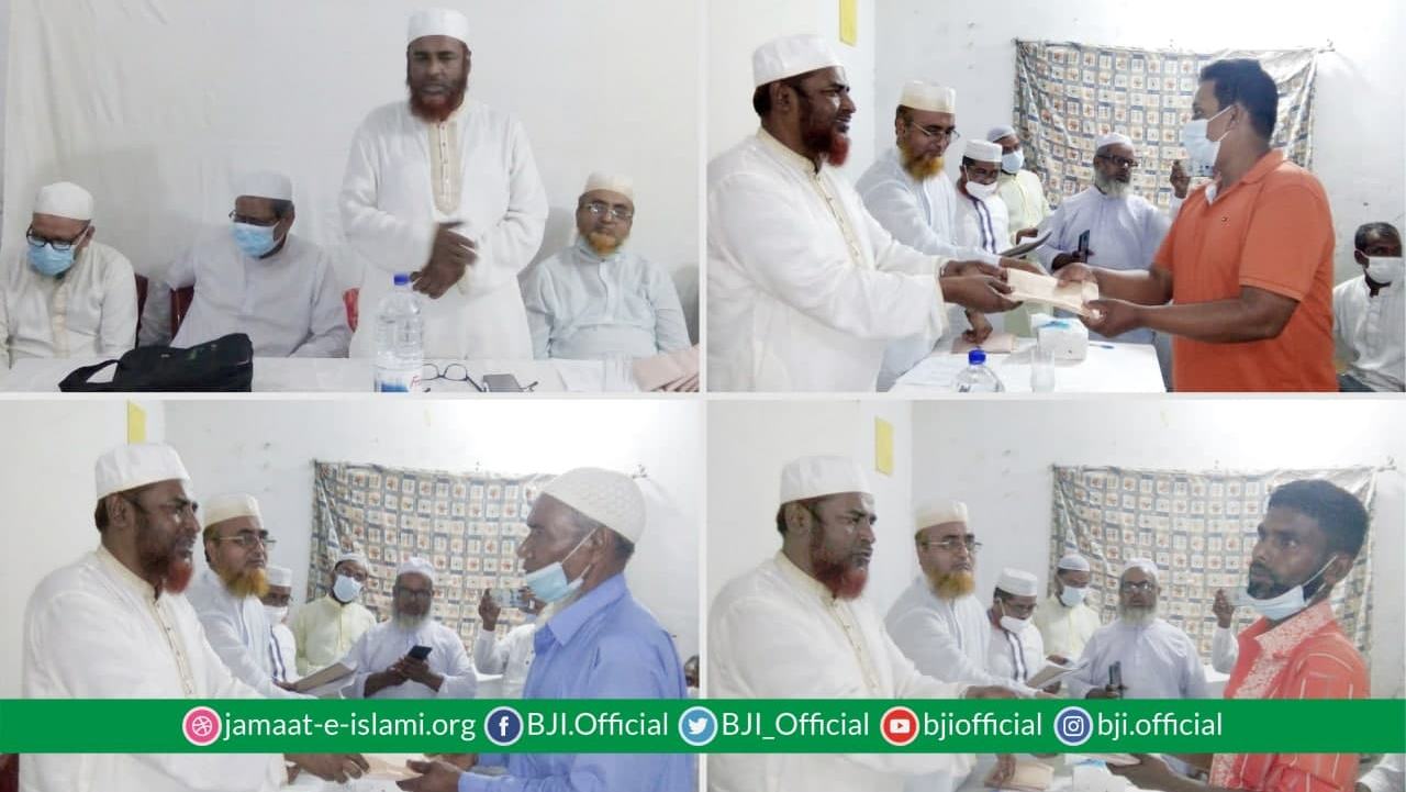শীতলক্ষ্যা নদীতে লঞ্চ ডুবির ঘটনায় নিহত পরিবারের পাশে জামায়াতে ইসলামী