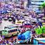 ভাঙাচোরা মহাসড়কে যানজট-জলজট