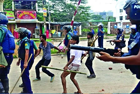 অবিরাম হামলা টিয়ারশেল, জলকামান