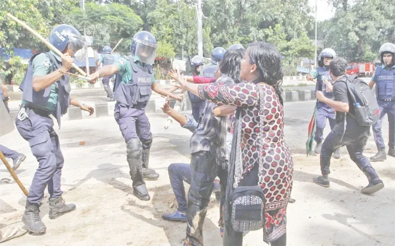 বিশ্ব মিডিয়ায় শিক্ষার্থীদের আন্দোলন