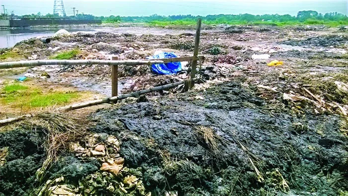 বর্জ্য বিপর্যয়ের শঙ্কা চামড়া শিল্পনগরীতে