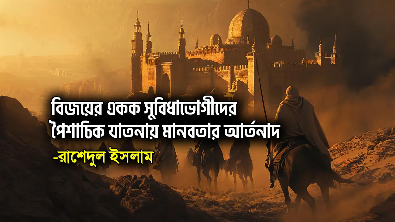 বিজয়ের একক সুবিধাভোগীদের পৈশাচিক যাতনায় মানবতার আর্তনাদ -রাশেদুল ইসলাম